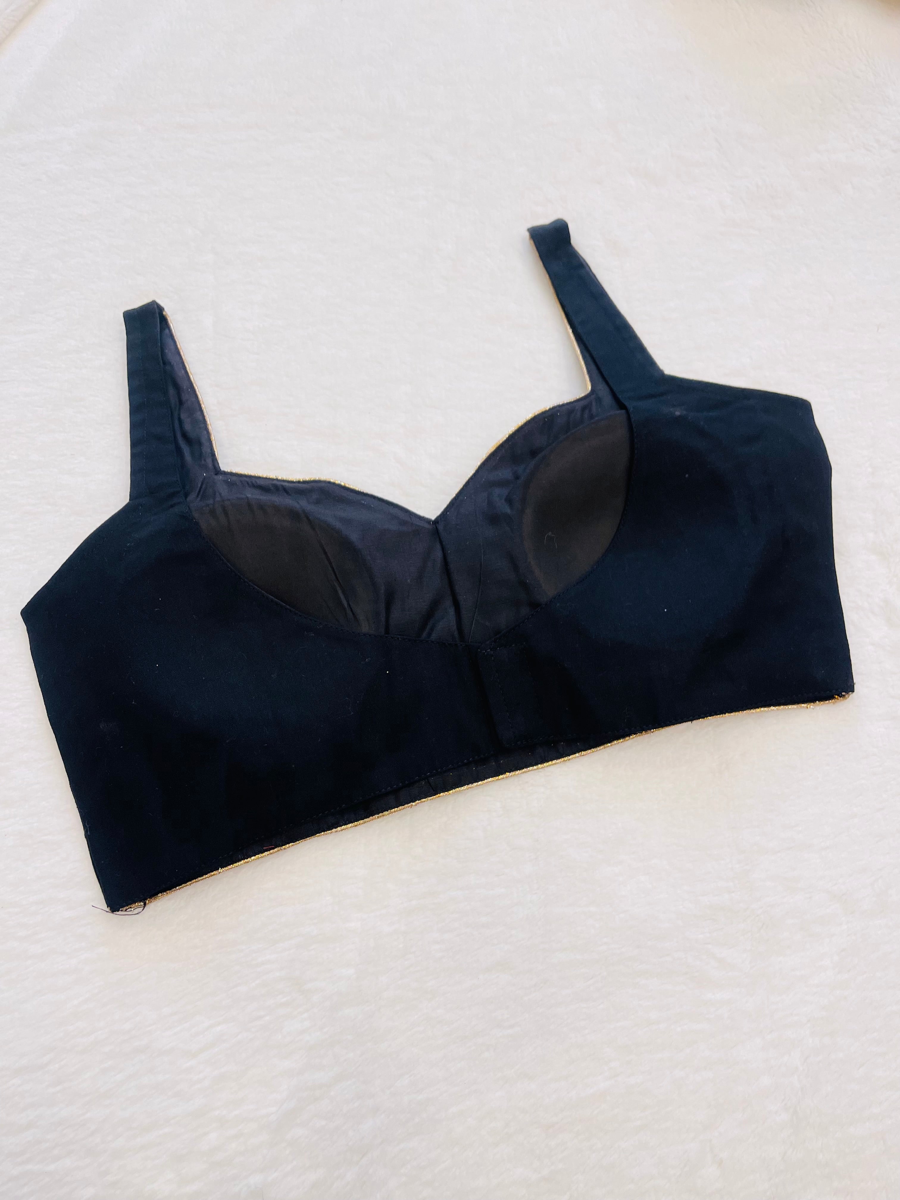 Ragini Black Rayon Blouse