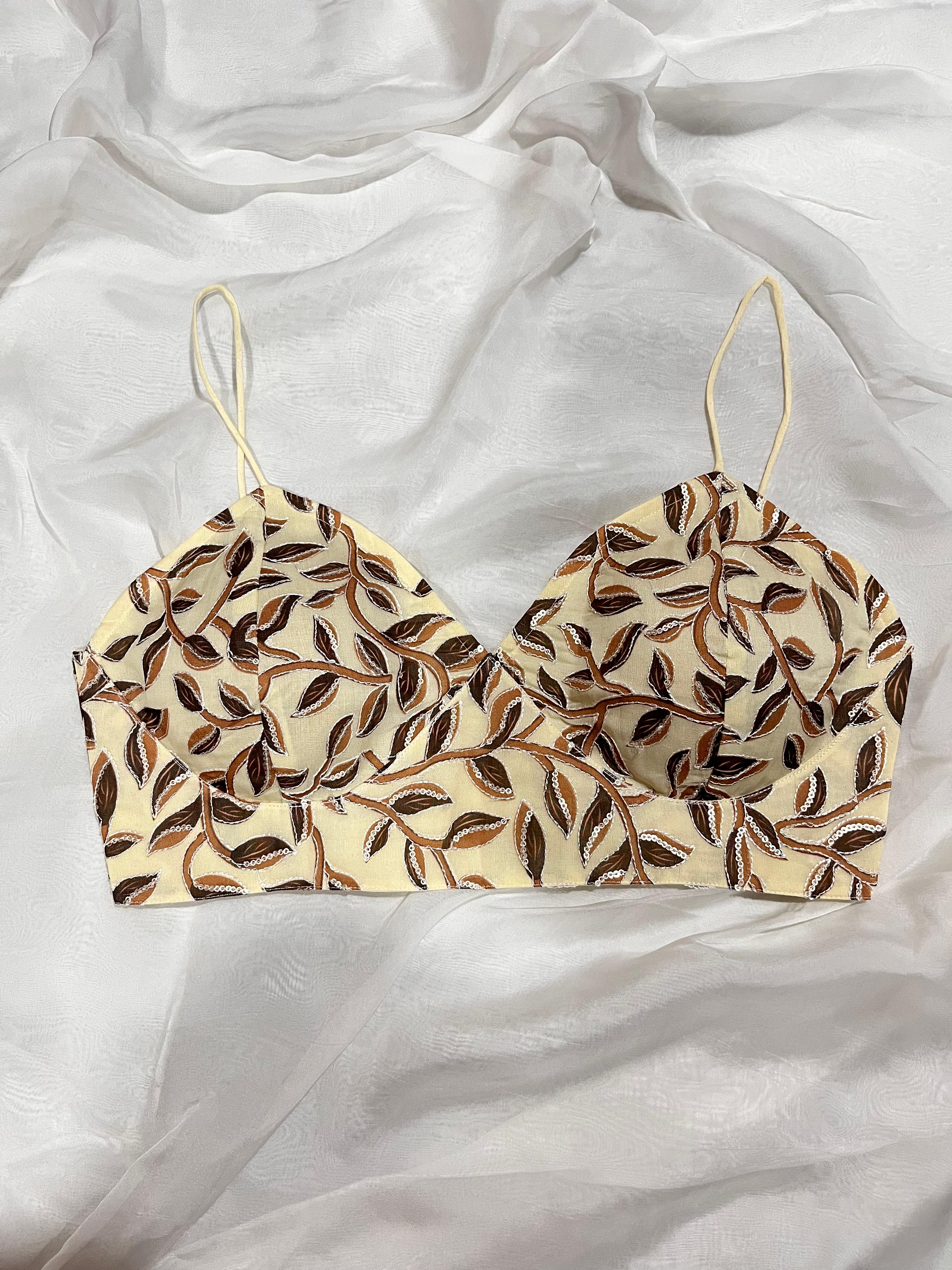 Roohani Petals Ivory Blouse