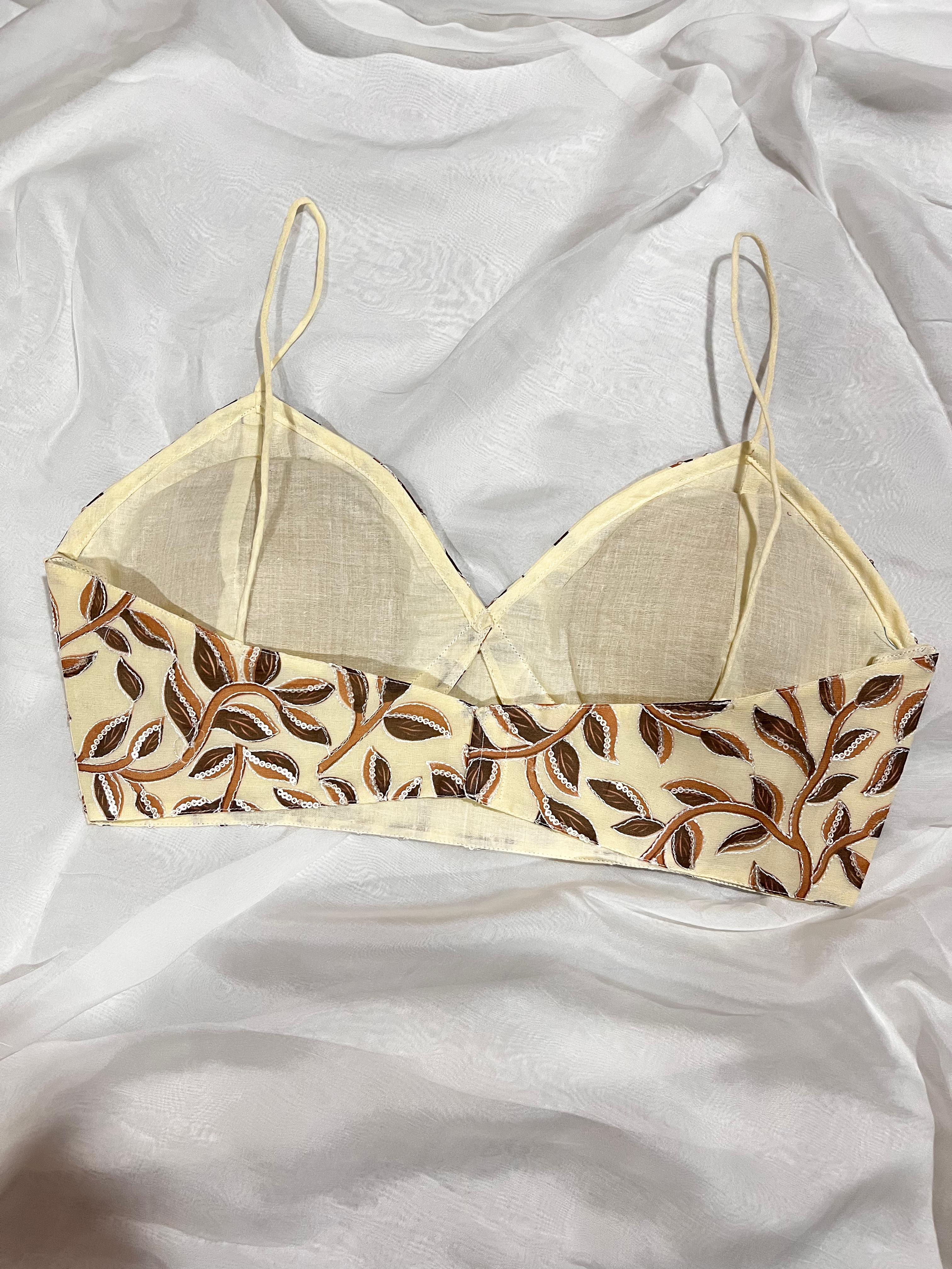 Roohani Petals Ivory Blouse