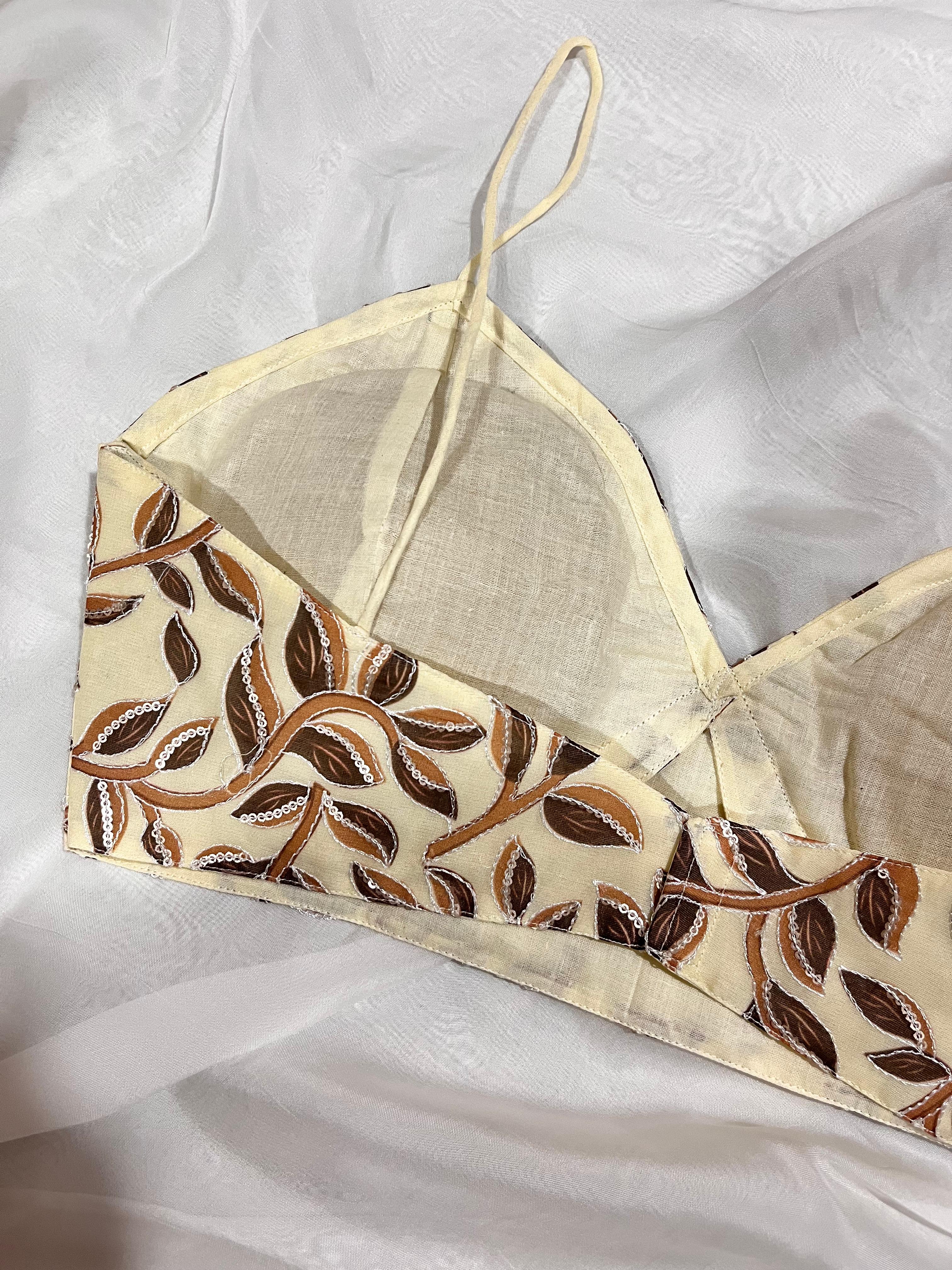 Roohani Petals Ivory Blouse