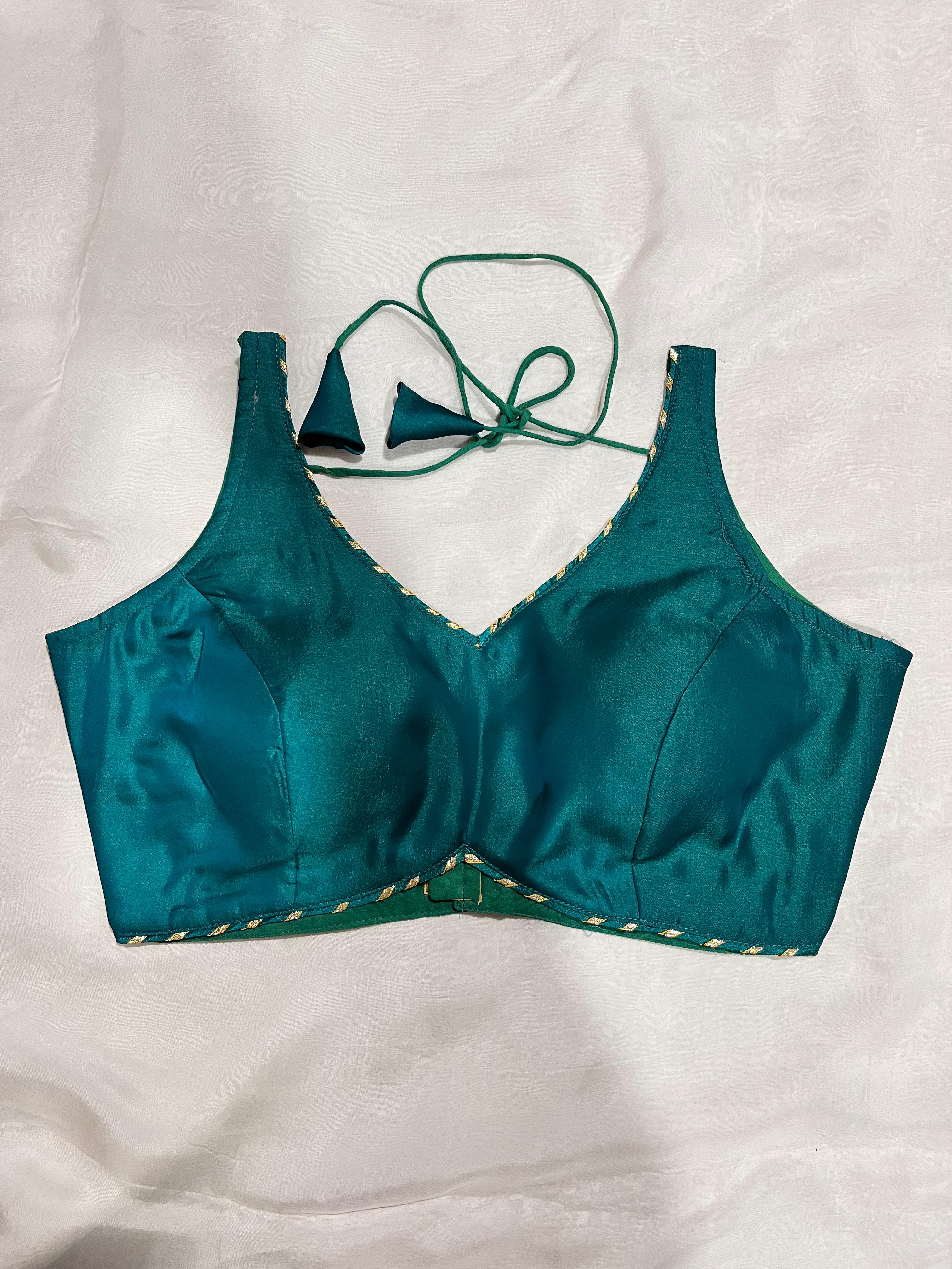 Kavya Peacock Blue Blouse