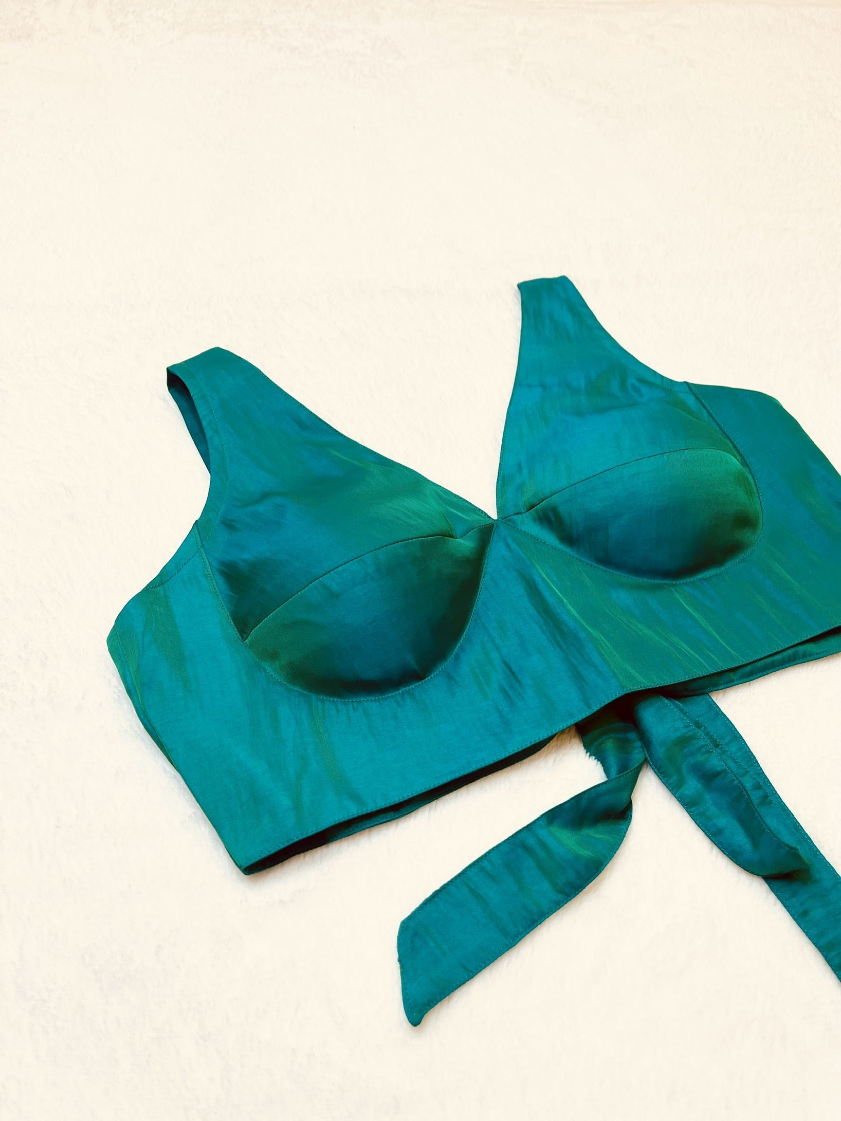 Kaveri Dual Shade Green Blouse