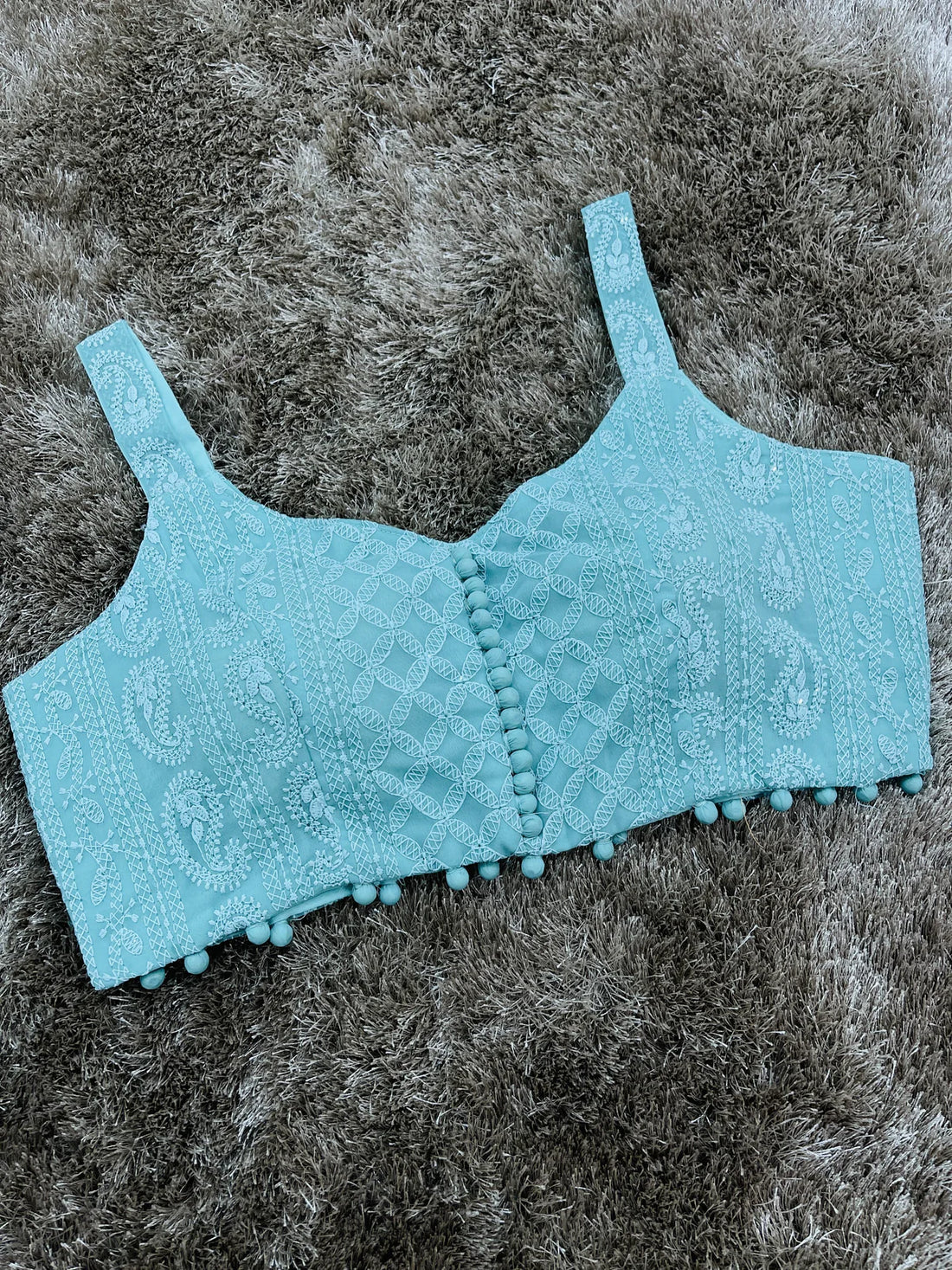 Aneri torquoise blouse