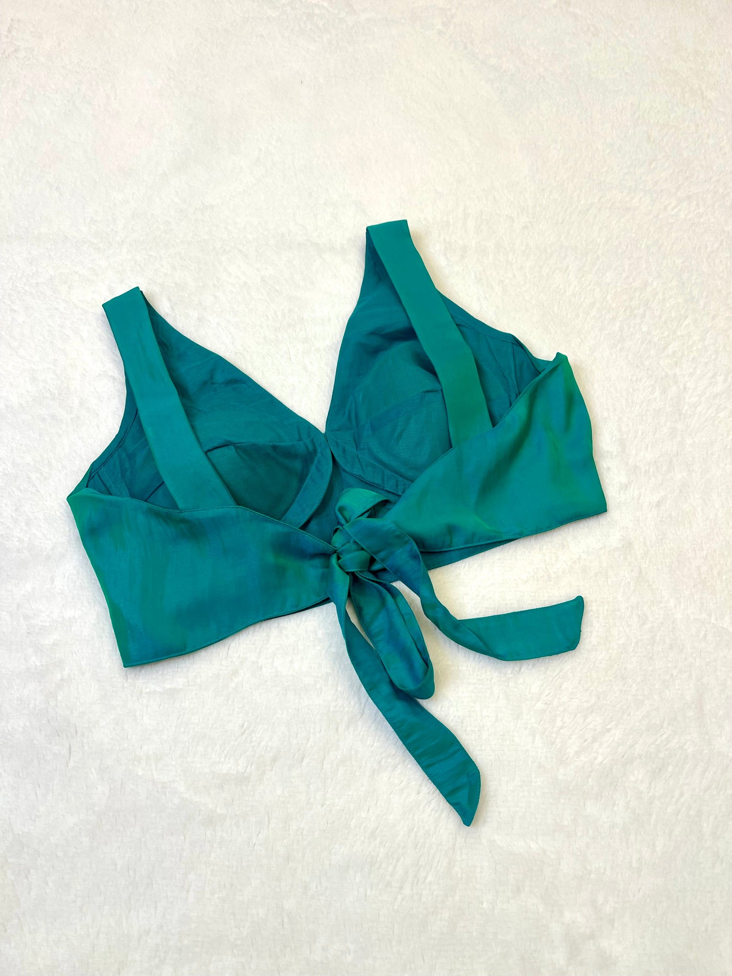 Kaveri Dual Shade Green Blouse