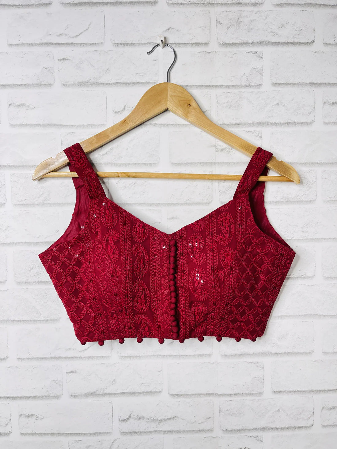 Aneri maroon blouse