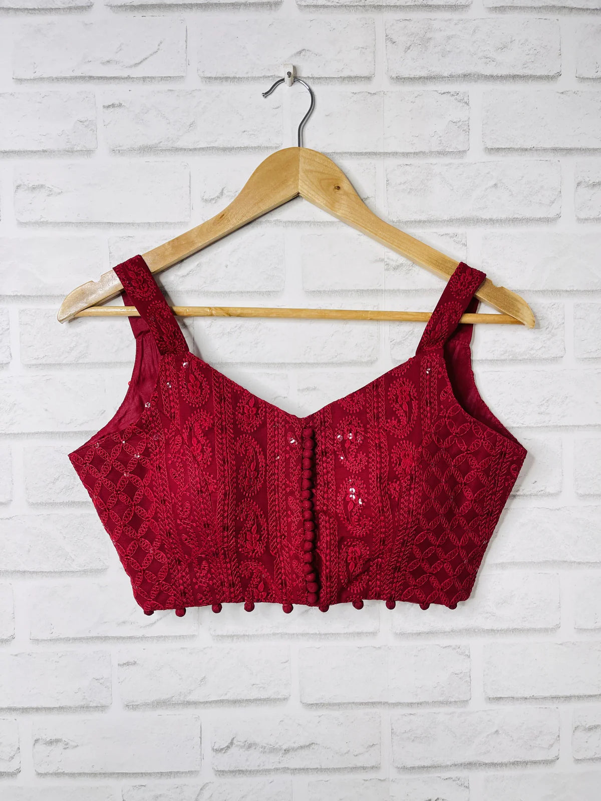 Aneri maroon blouse