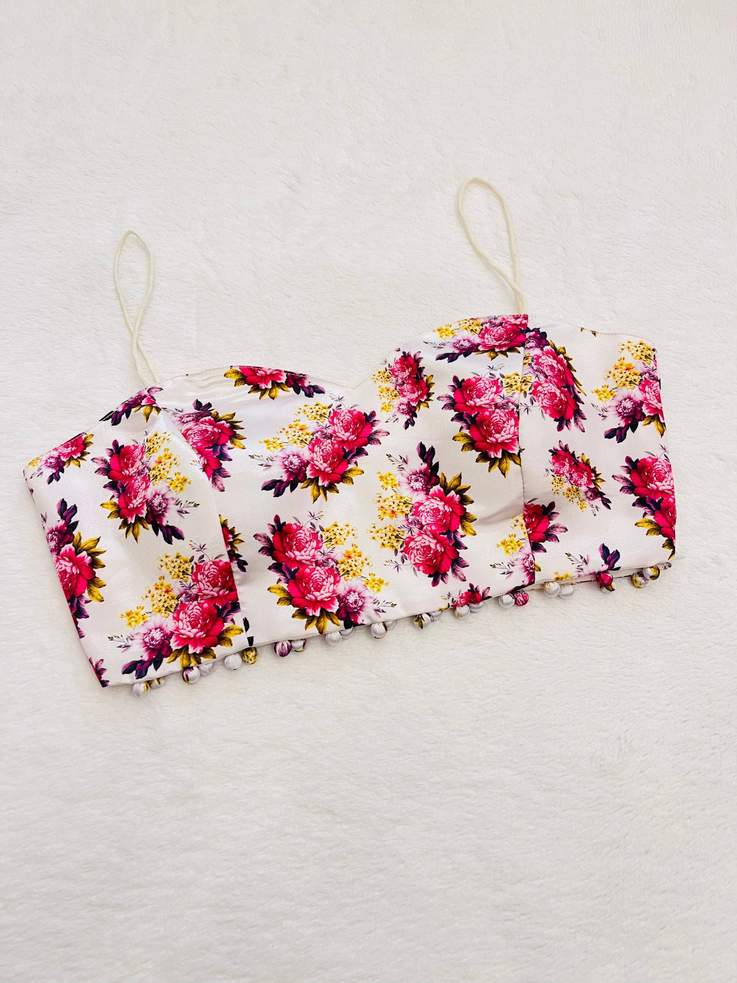 Ragini White Printed Blouse