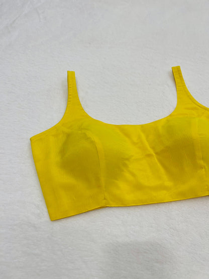 Kashish Yellow Chiffon Blouse