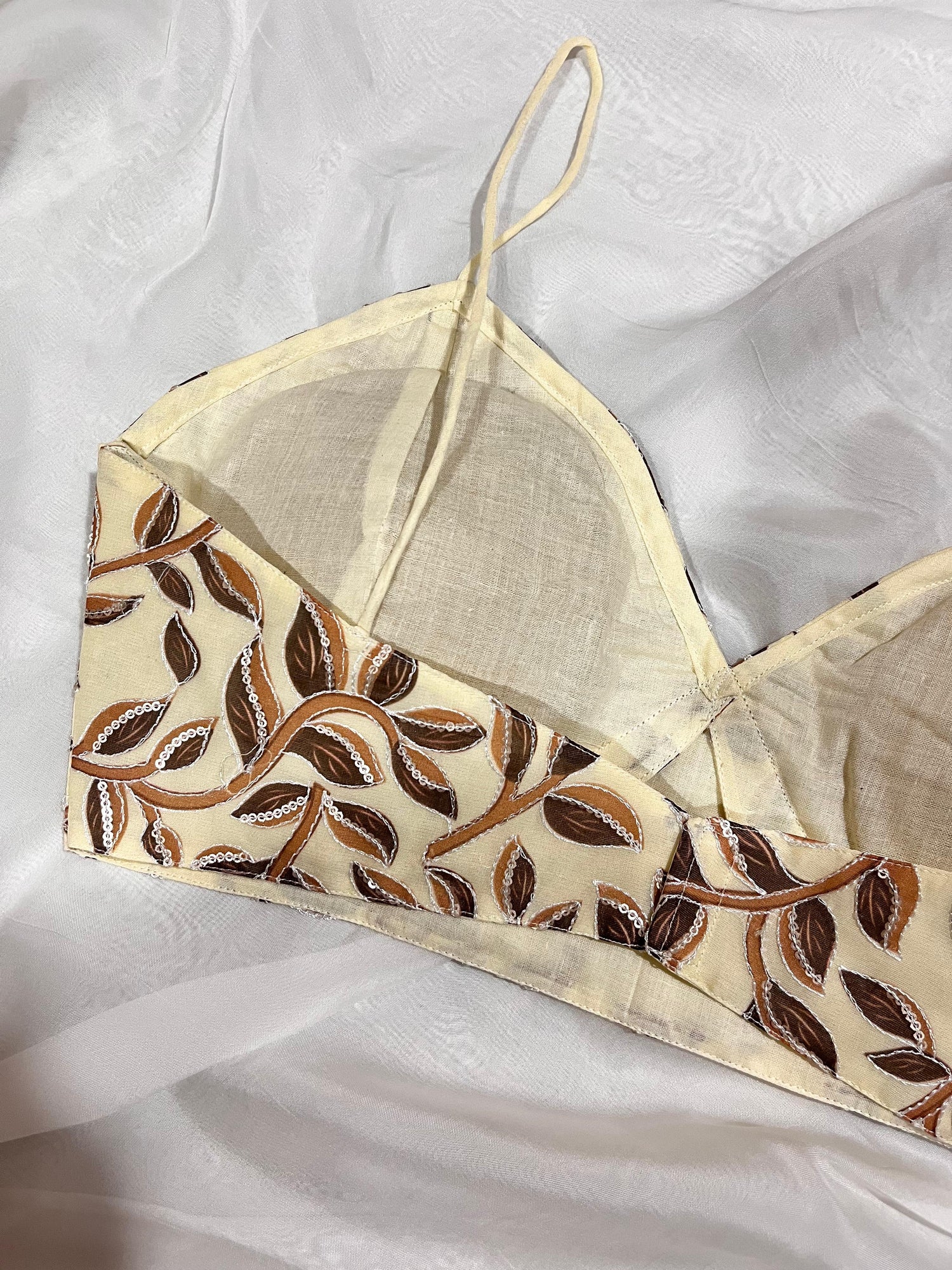 Roohani Petals Ivory Blouse