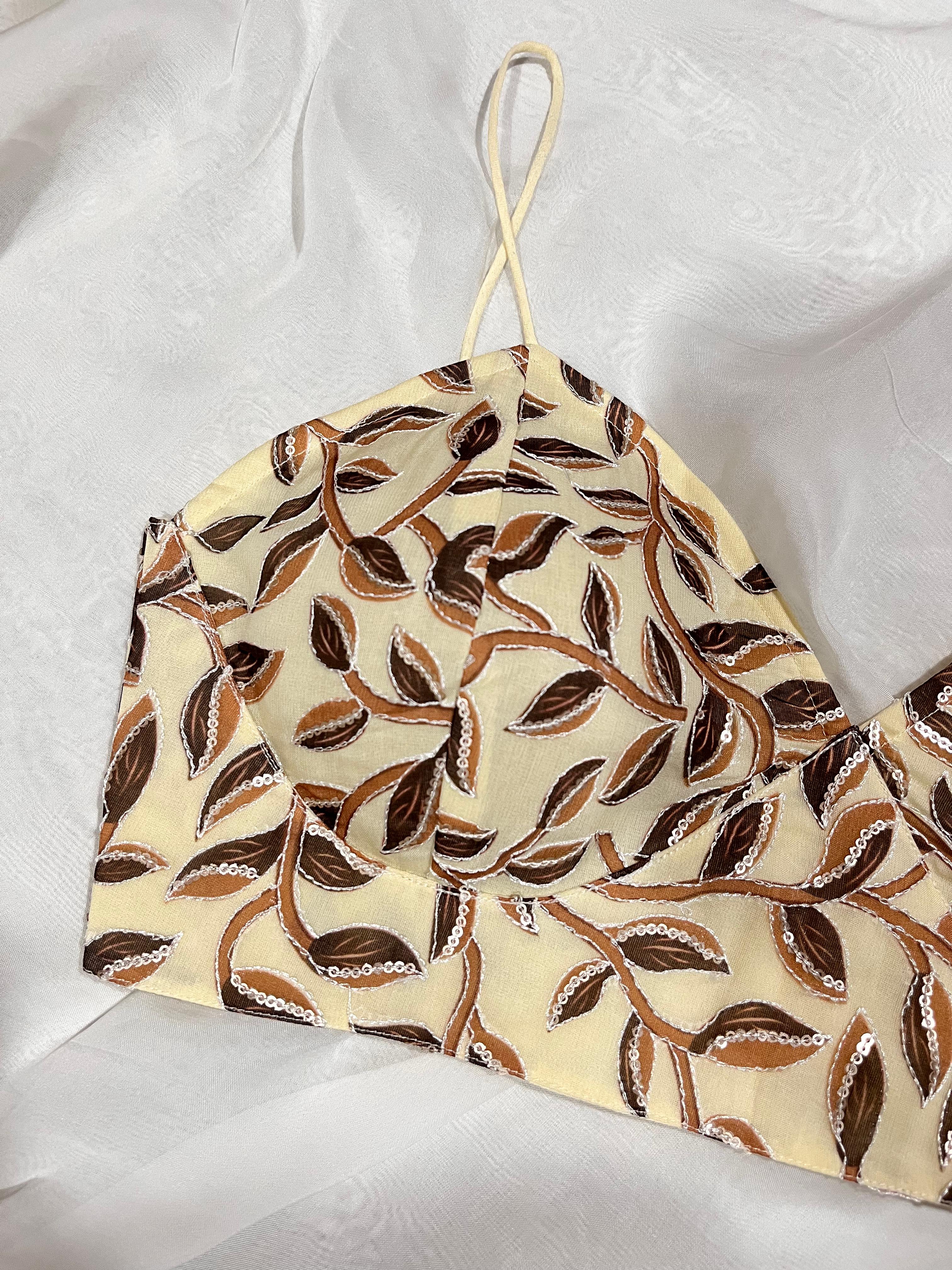 Roohani Petals Ivory Blouse