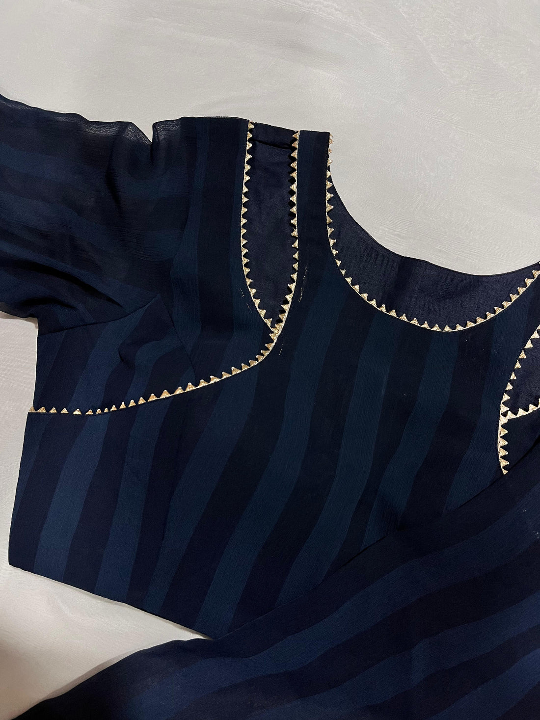Aabha Navy Blue Blouse