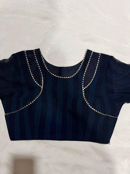 Aabha Navy Blue Blouse
