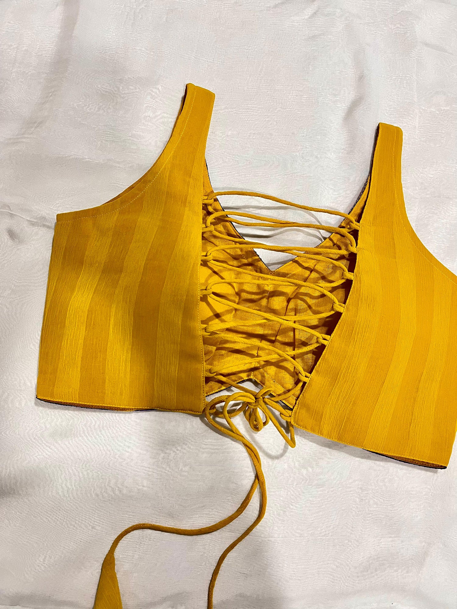 Kavya Mustard Yellow Blouse