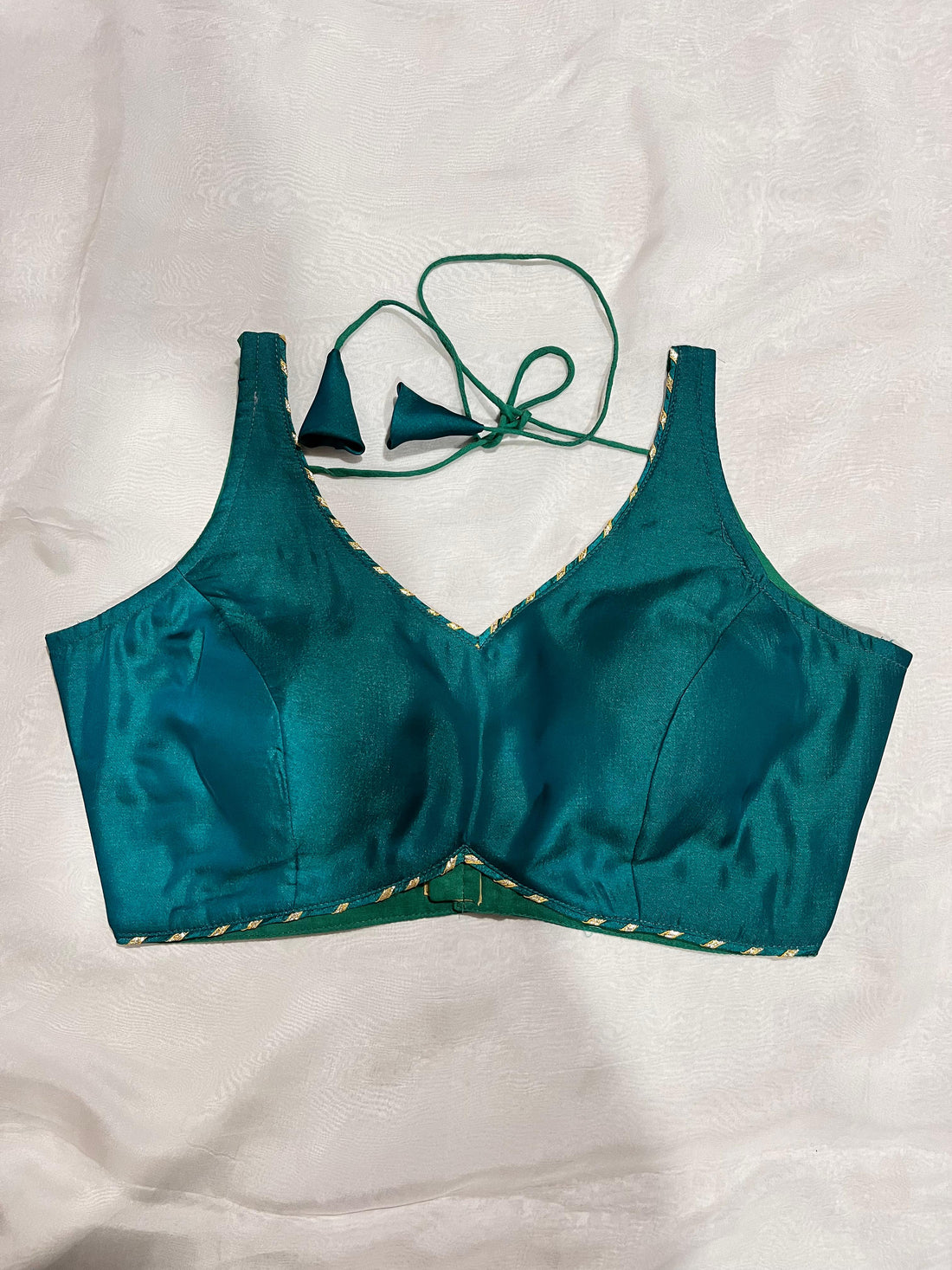 Kavya Peacock Blue Blouse