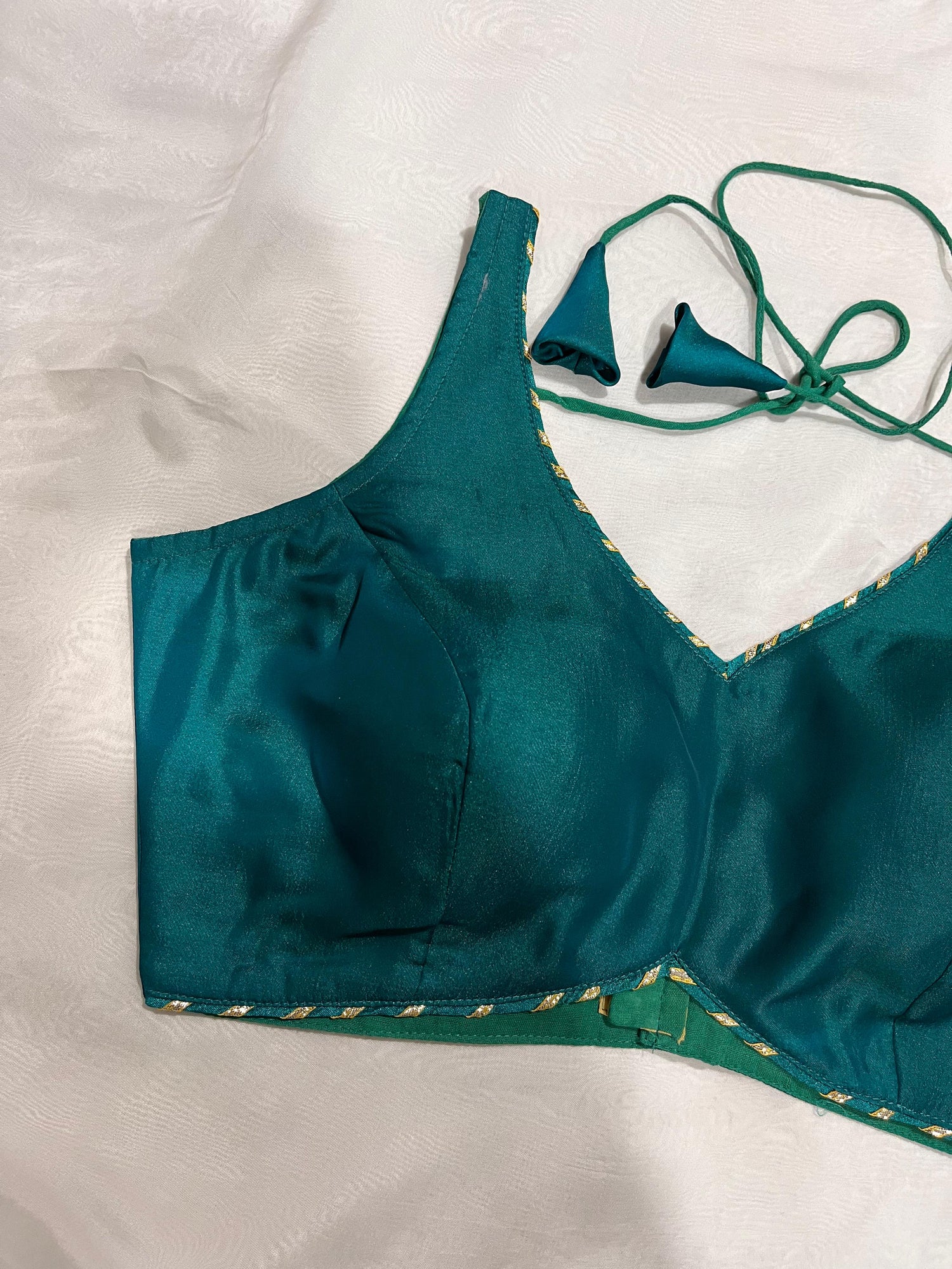 Kavya Peacock Blue Blouse