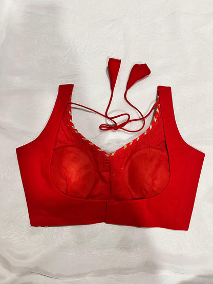 Kavya Red Blouse