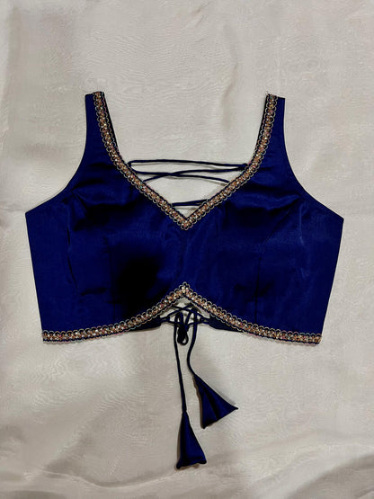 Kavya Navy Blue Blouse