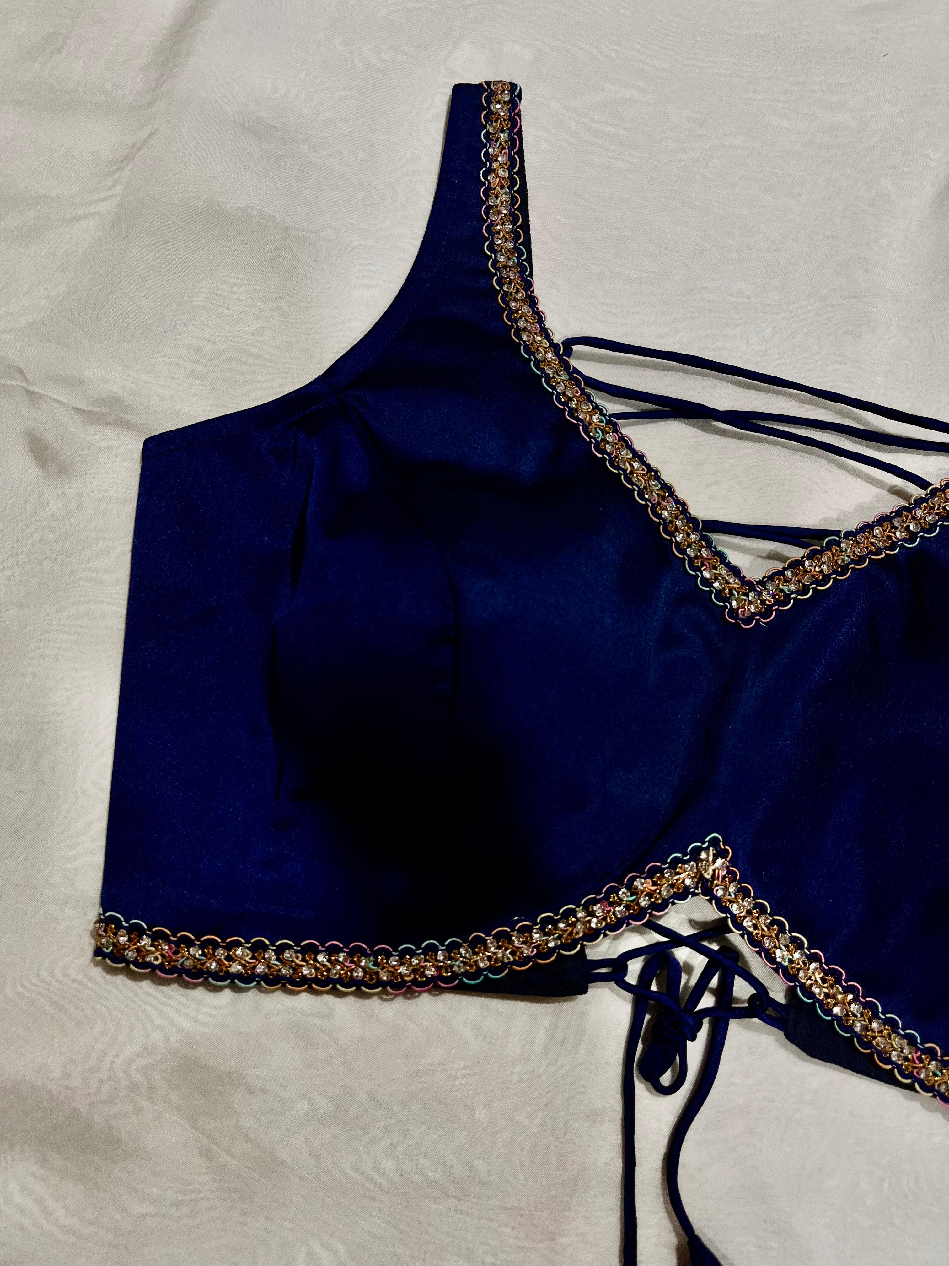 Kavya Navy Blue Blouse