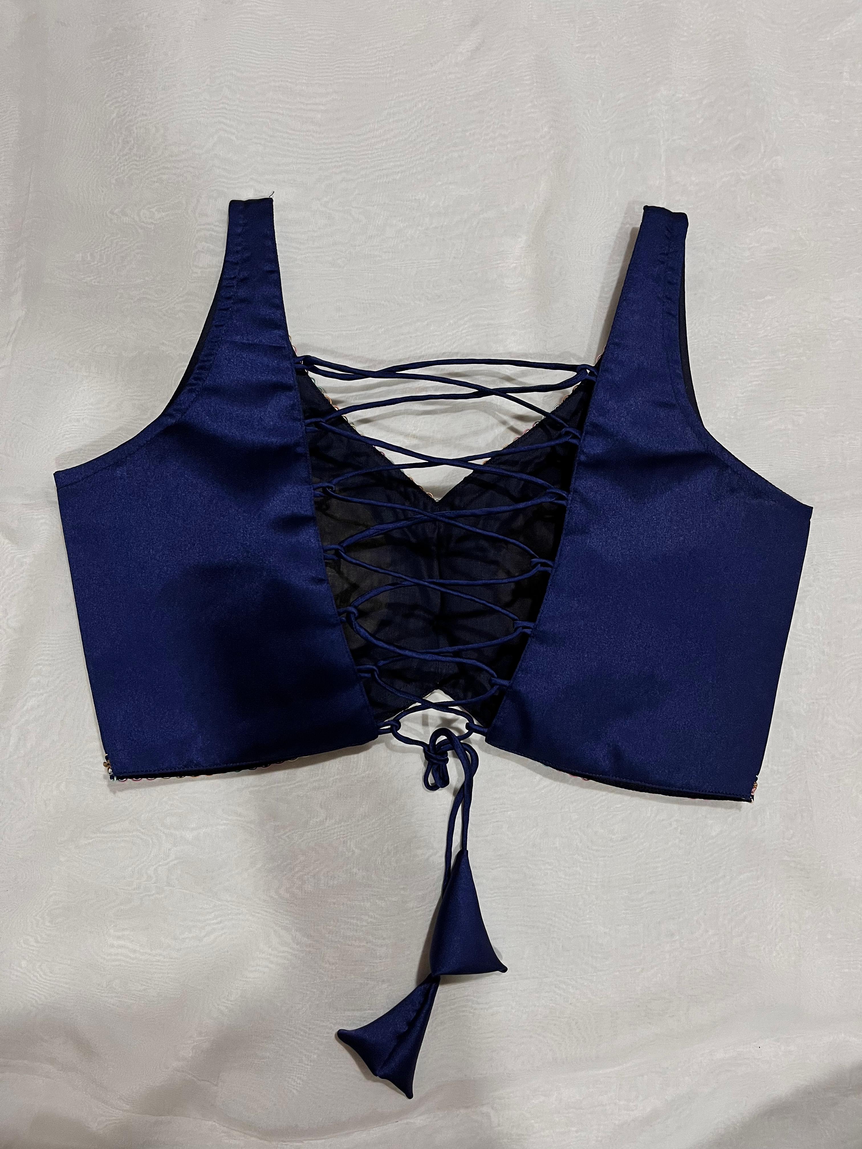 Kavya Navy Blue Blouse