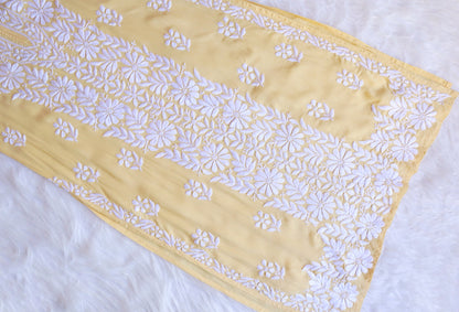 Zeena Pastel Yellow Long Rayon Kurta