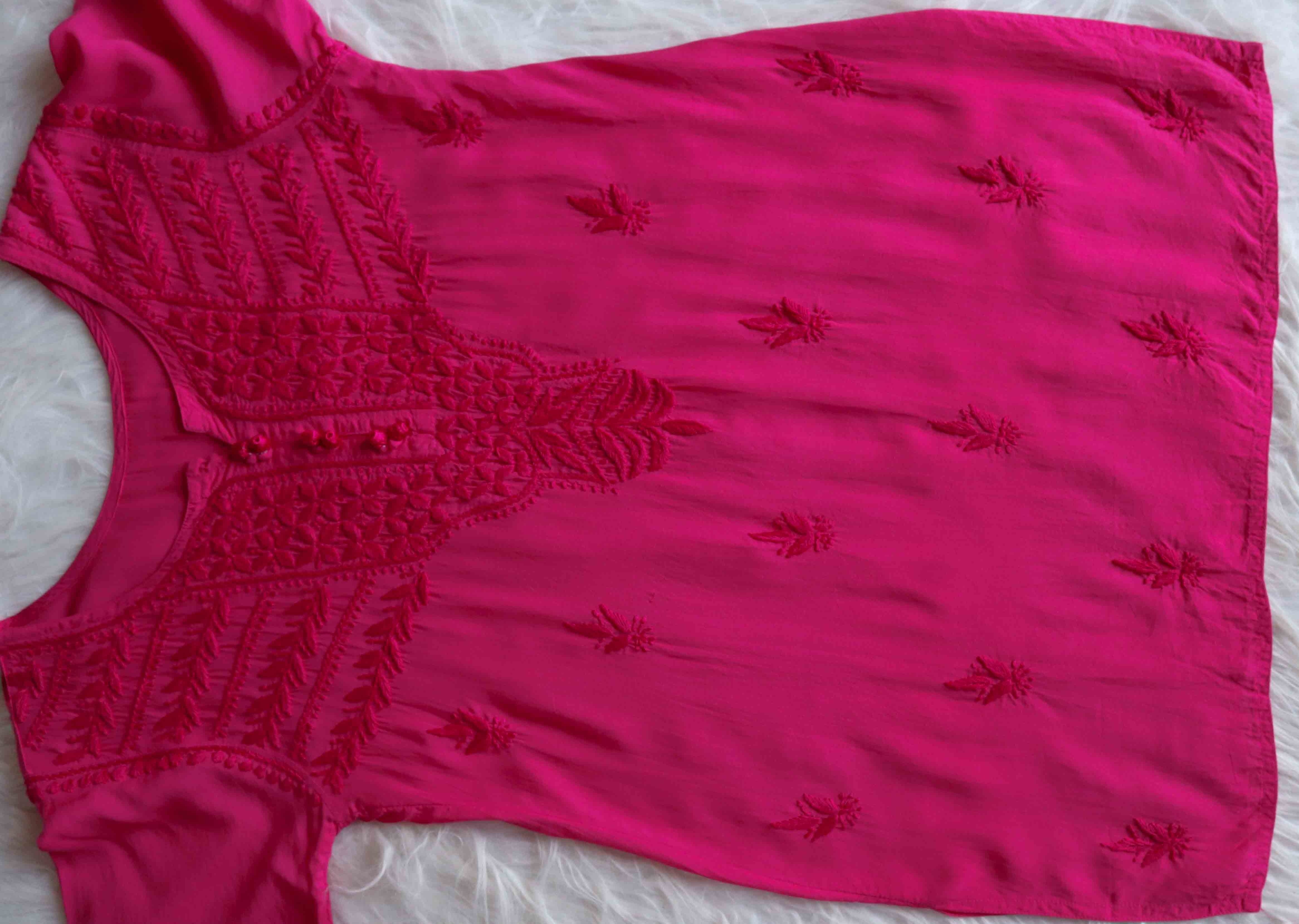 Saheli Deep Pink Modal short top
